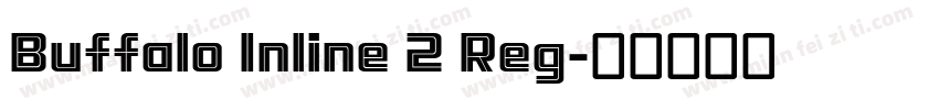 Buffalo Inline 2 Reg字体转换